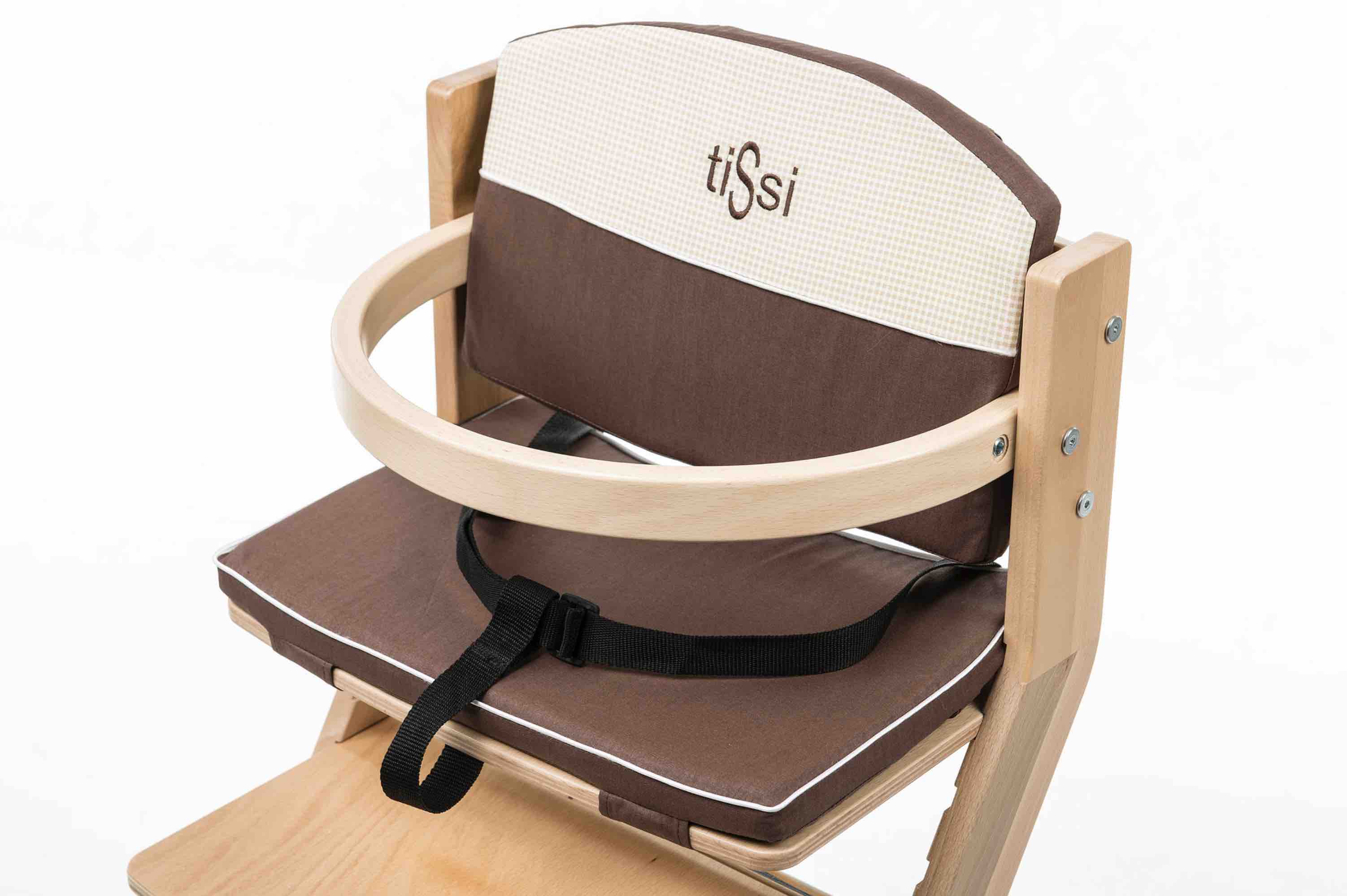 tiSsi® Polster braun für Treppenhochstuhl mitwachsend ergonomisch entwickelt